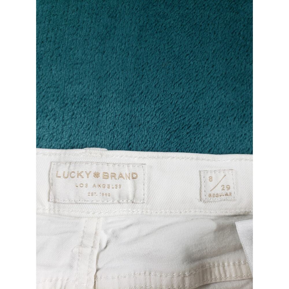 Lucky Brand Jeans Size 8 Womens Blue Stretch Pants Dark Mid Rise Sweet Bootcut - Picture 4 of 15
